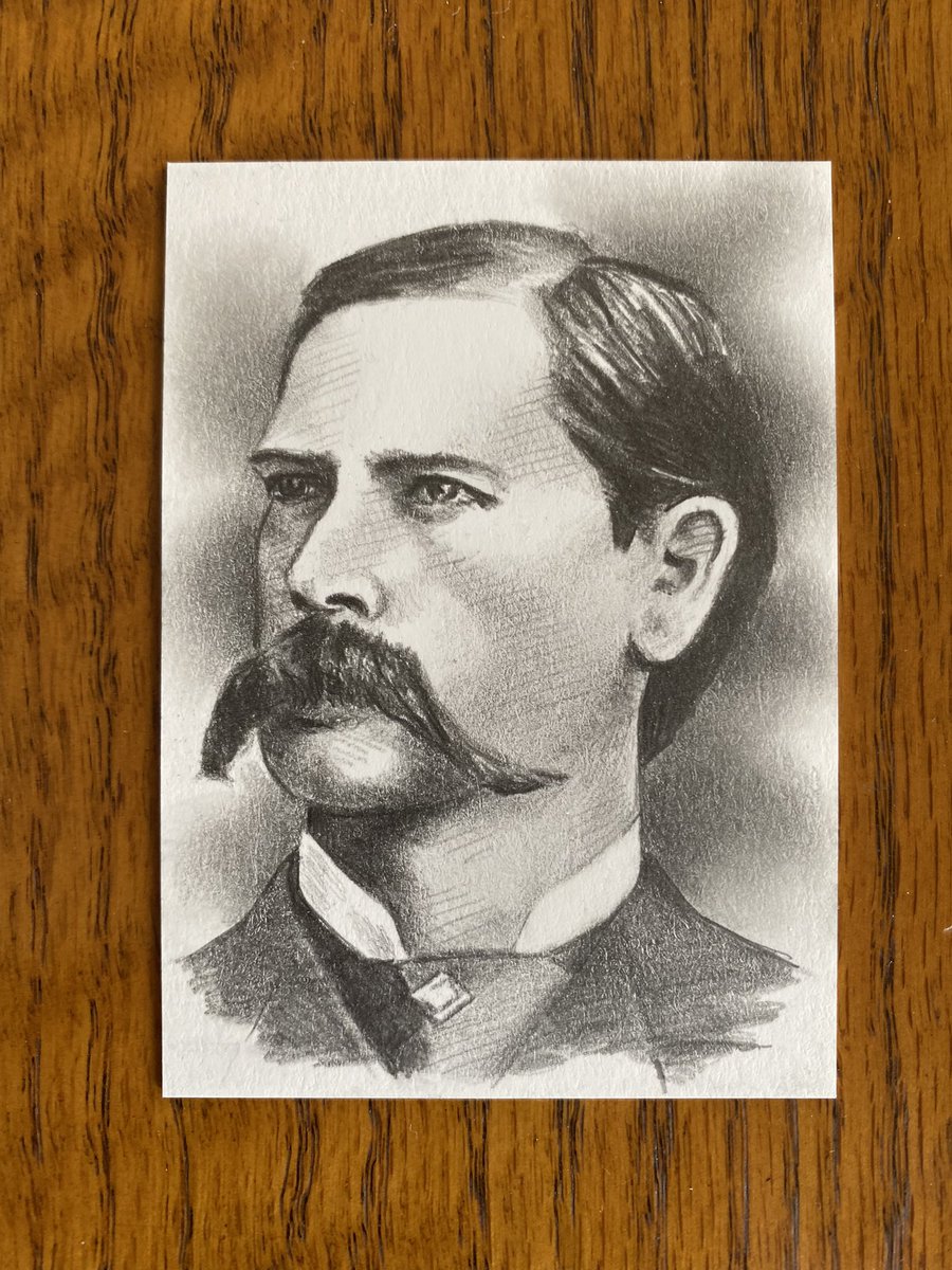 TASdesign's tweet photo. This is my pencil sketch of Wyatt Earp, who was born on this date in 1848.
#wyattearp #tombstone #oldwest #western #westernart #sketchcard #docholliday #pencilsketch #pencilart #pencilartist #pencildraw #pencilwork #pencildoodle #draw #draweveryday #drawdaily #drawing #sketch https://t.co/I96SNKD7Se