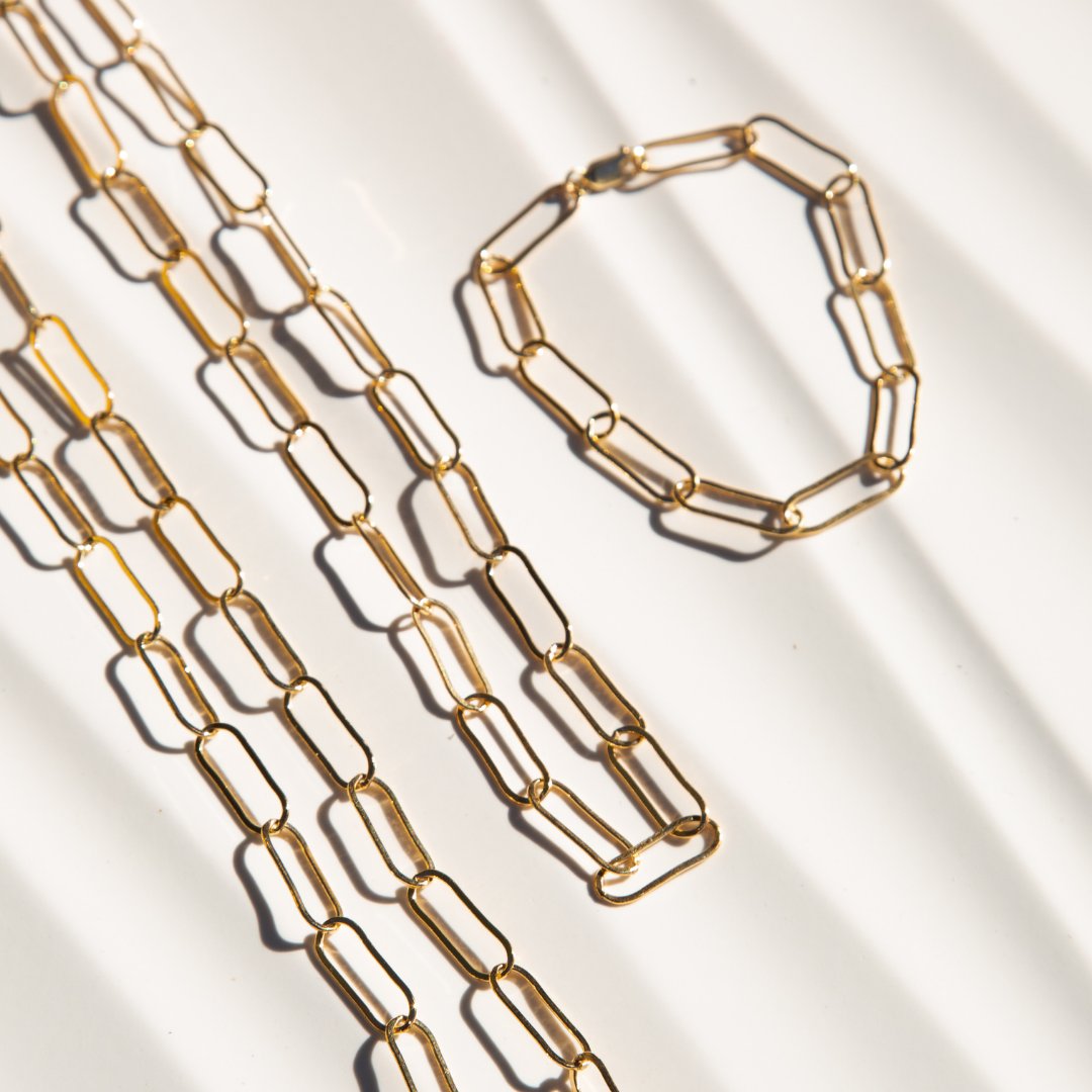 LondonManori's tweet photo. Purchase these two paperclip sets today! Add them to your collection today by visiting https://t.co/yKax1IUsvt 

#gold #pendant #ilovejewelry #golden https://t.co/N8zh1Q2QNo