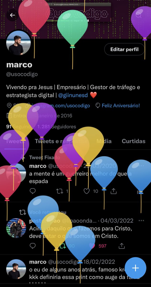 e chegou os 21 🥳🎉