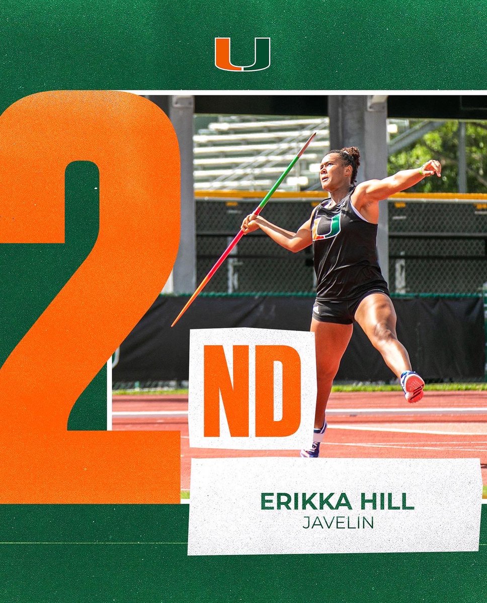 What an outdoor collegiate debut for Erikka‼️ 🔥

She shattered a 16-year-old program record!