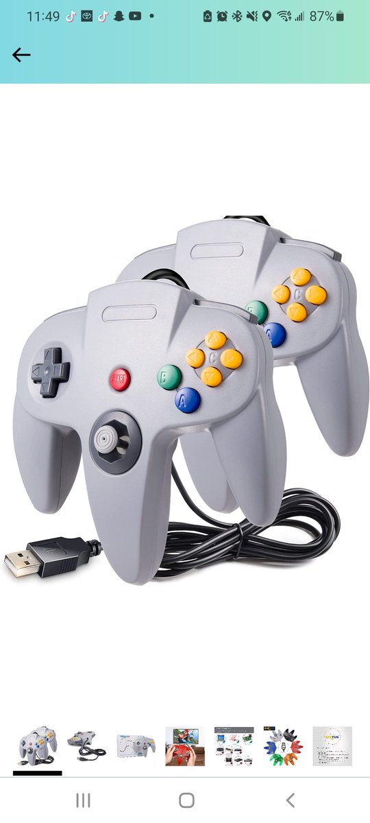 SarcasticArepa1's tweet photo. Just ordered some N64 controllers for the Nintendo switch because I cannot play any of these N64 games on the super small switch controllers. I have big man hands, damnit! C'mon Japan.. 🙃 
#n64 #n64controller #nintendo #nintendoswitch #nintendoswitchcontroller #nintendo64 https://t.co/gz81cGyMBE
