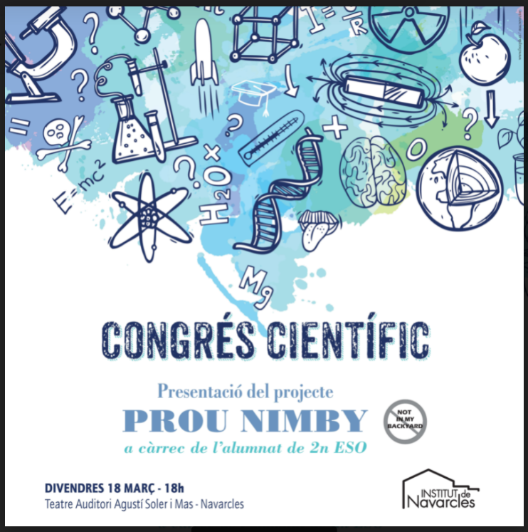 Ahir va ser el gran dia de l'#ABP #ProuNIMBY de l'<a href="/insnavarcles/">Institut de Navarcles</a>, on l'alumnat de 2n d'ESO presentava a les famílies, autoritats locals i col·laboradors externs, les conclusions dels seus experiments a través de l'exposició dels pòsters científics en el Congrés final. 
MINI-FIL 👇