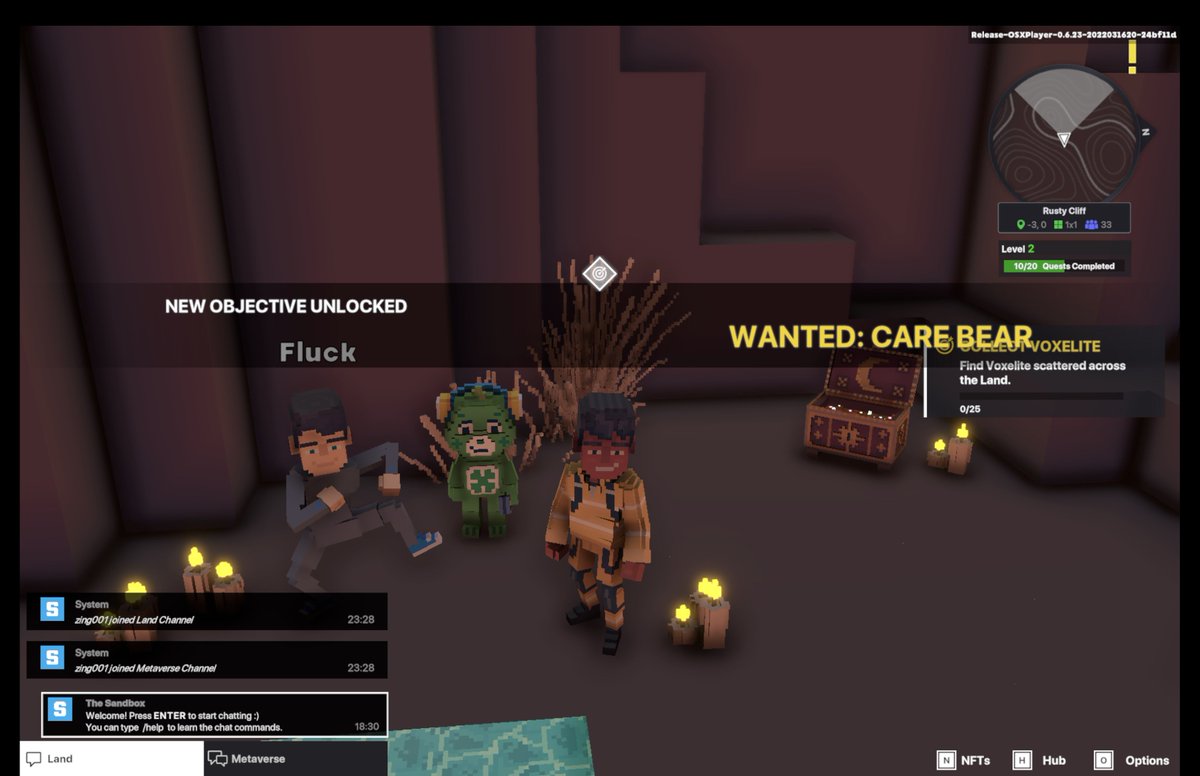 CryptoZing001's tweet photo. @TheSandboxGame I just participated in the daily #SandboxAlphaS2Contest for a chance to earn up to 1,000 $SAND! Starting March 18 - Find The Good Luck Bear. Check out my screenshot below!
👇 #SandboxAlphaS2 https://t.co/4b0YDNJy9C