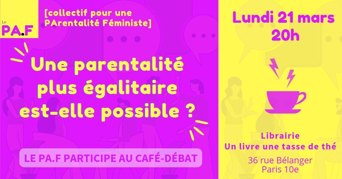 Camille Eferman représente le PA.F pour porter nos propositions en matière de parentalité égalitaire 
Il y a plein de choses à faire ! 💪
Et on a plein d'idées ! 🔥
Venez nombreux.ses