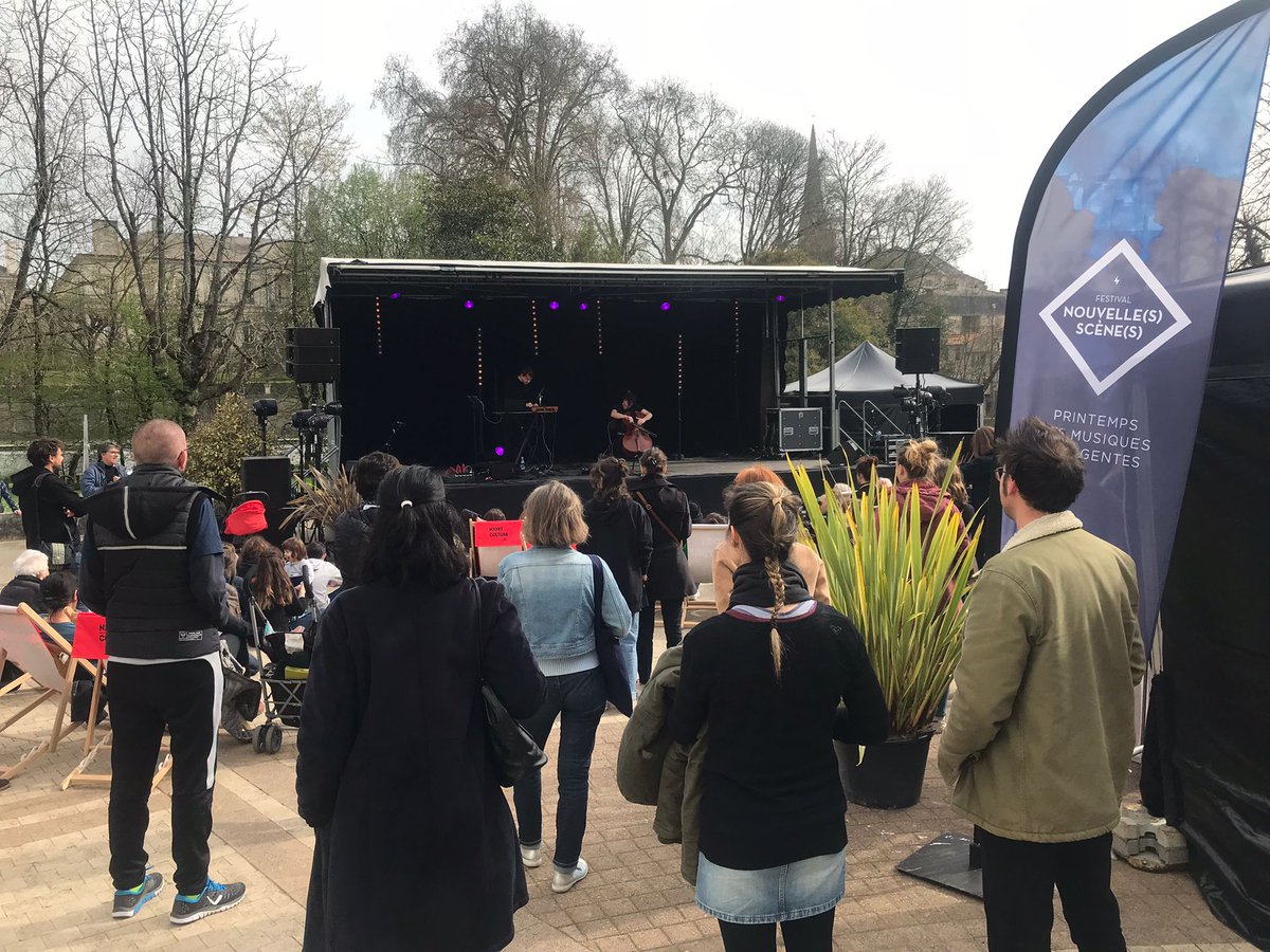 #Niort A partir de 19h, <a href="/NouvellesScnesN/">Festival_Nouvelles_Scènes_Niort</a> s'installe dans les jardins du Moulin du Roc. 2 concerts en accès libre : Forever Pavot Dj Set + Le Bingo.  nouvelles-scenes.com