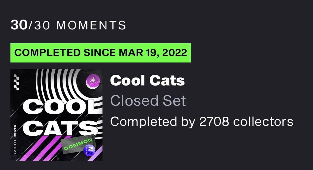 Better late than never 😼 @nbatopshot <a href="/NineLivesLounge/">NineLivesLounge</a> #NBATopShotThis #nll