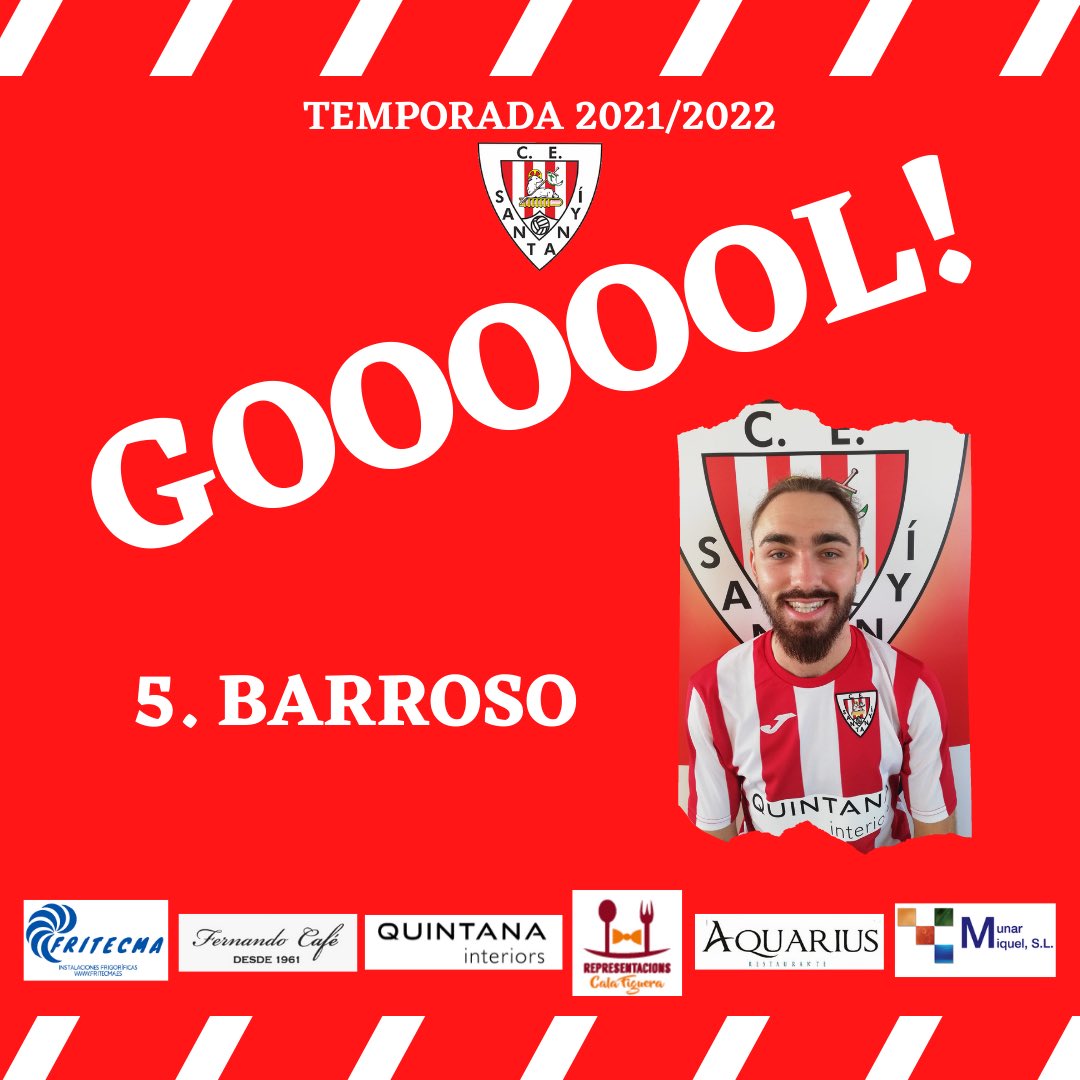 CE_Santanyi's tweet photo. 5’ | GOOOOOOOOL GOOOOOOOOL GOOOOOOL DEL SANTANYÍ

Ens avançam ben prest al marcador!

🎯 Tomas Barroso

@udsonveri 0 - 1 @CE_Santanyi 

AMUNT SANTANYÍ

🔴⚪️🔴⚪️ https://t.co/x5o5JeEzIy