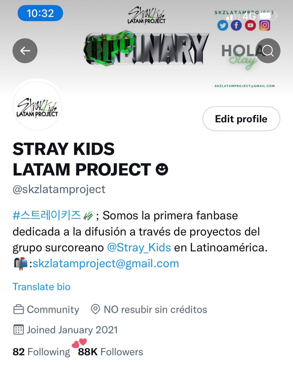 skzlatamproject's tweet photo. 88K 🥳🥳
Eight is fate.

Eso significa Stray Kids en Latinoamérica muy pronto.
Gracias por su apoyo, sigamos trabajando para que los chicos obtengan más reconocimiento ❣️ https://t.co/SKYhX8UEbJ