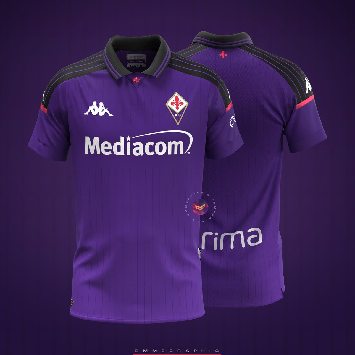emmegraphic on Twitter: "| ACF Fiorentina | Kappa | Home shirt concept 🟣⚜️  #Fiorentina #Kappa #conceptkit #kitdesign https://t.co/PrUTNE2dYG" / Twitter