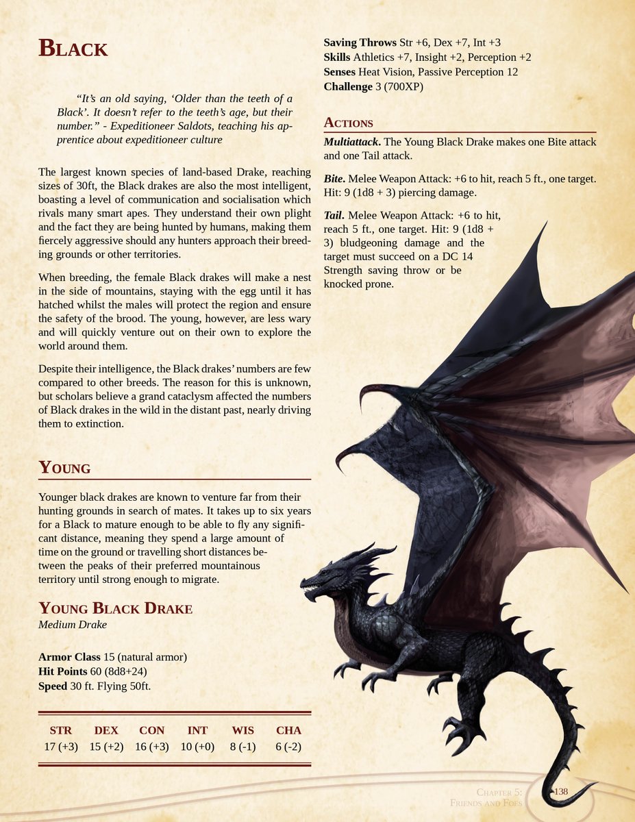 “Drakes: The cause and solution to every problem in the past two hundred years” - Voters Rights Alliance Pamphlet 
kickstarter.com/projects/hiruk… 
<a href="/writer_anthony/">Anthony Ryan</a>
<a href="/FallenWyvern/">Bryan Holmes 💙❤️💜💛🤍</a>
<a href="/ozmills/">Oren Mills</a>
<a href="/TheRubyFeather/">Sven Truckenbrodt</a>
<a href="/asteriaoracles/">🌑🐺Leonor🐈‍⬛🌑</a>
<a href="/JagobaLekuona/">JagobaLekuona</a> 
#DnD 
#dnd5e 
#dungeonsanddragons 
#ttrpg 
#DNDRP