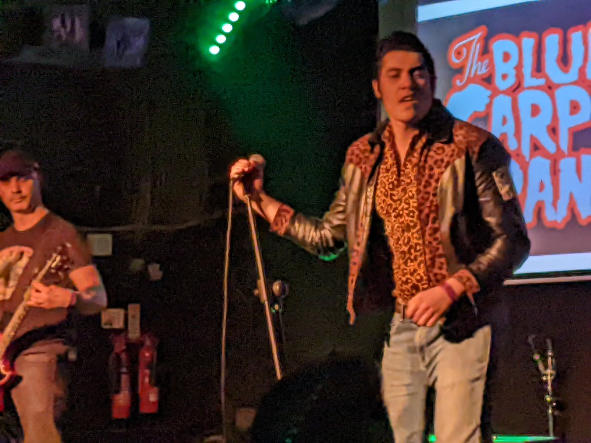 The great blue carpet band!!!