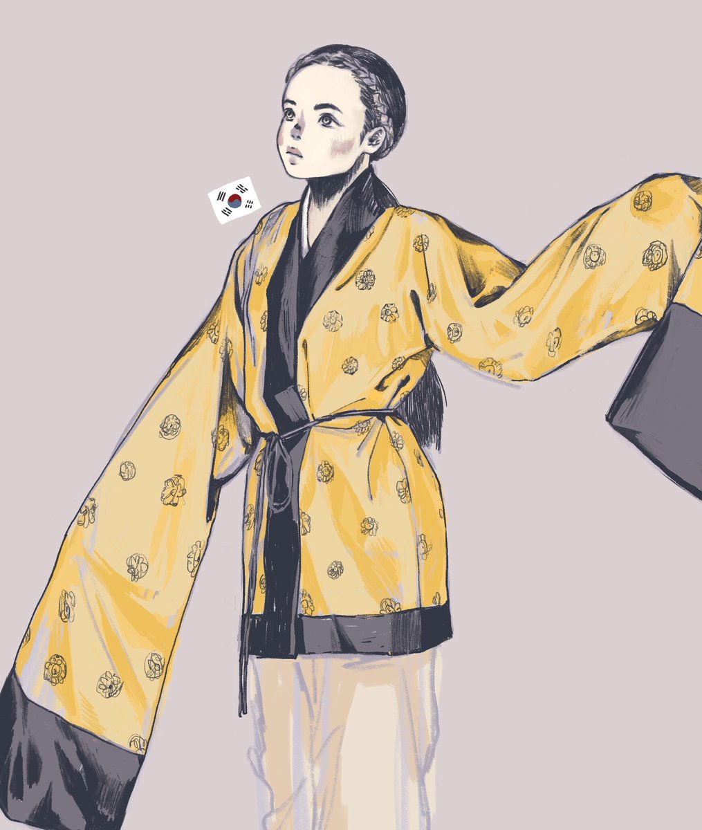 고구려 벽화 : 무용총 군무도
재현 복식 모작

#한복 🇰🇷