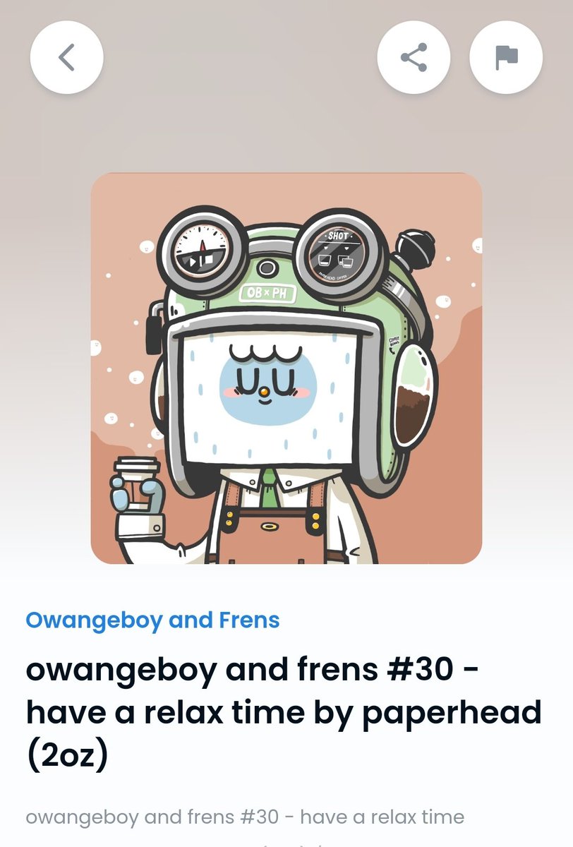My collabo NFT was sold out.

Special thx to <a href="/kong_andri/">🍊 Kong Andri / Owange</a>  and new owner🙂🙏