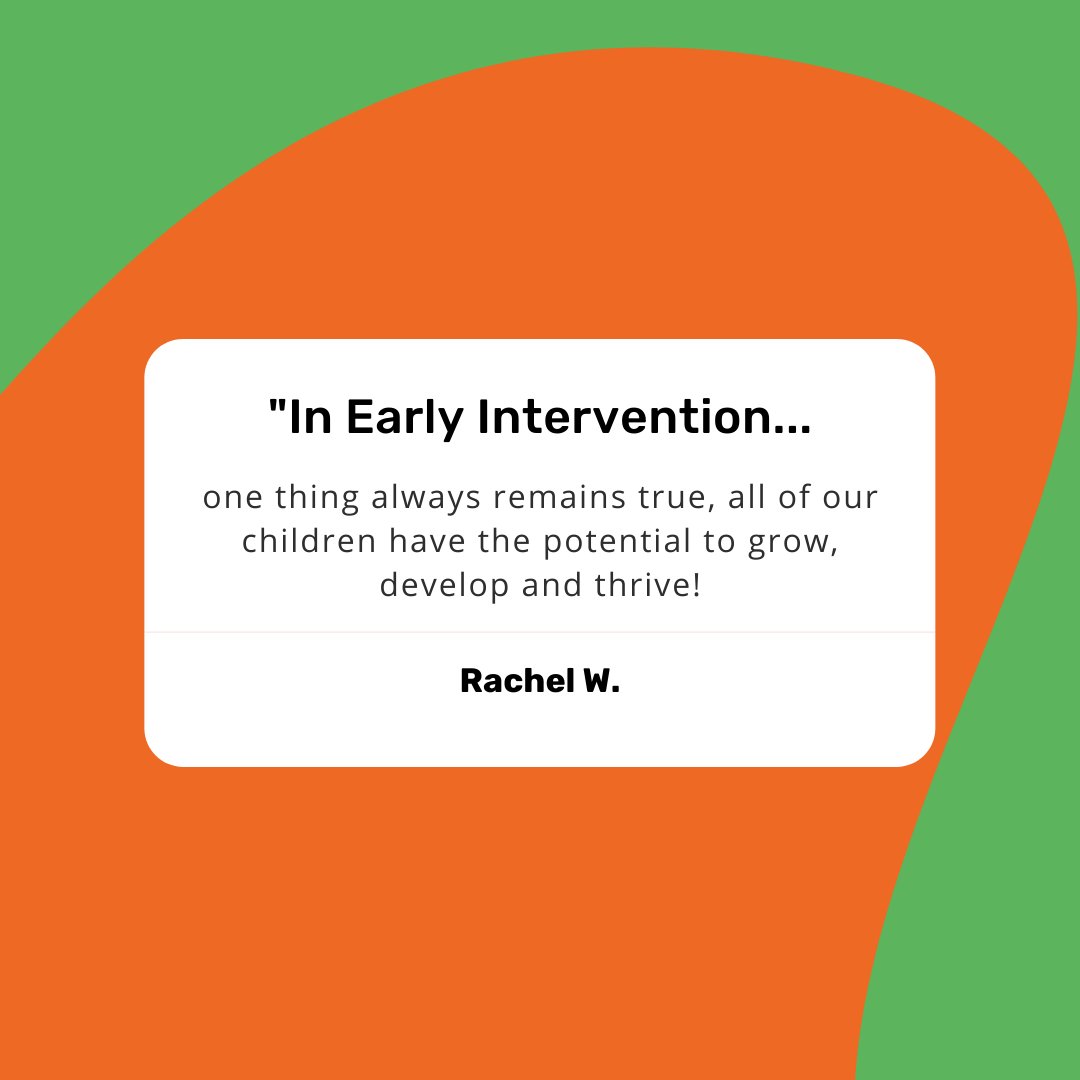 dev_pathways's tweet photo. "In Early Intervention one thing always remains true, all of our children have the potential to grow, develop and thrive!" -Rachel W. #DDAwareness #DPxAG #ICanDoMore https://t.co/LJlPprGY4i
