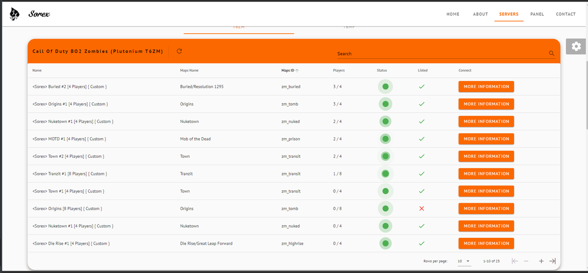 SorexProject's tweet photo. Let's experiment with this system. Recently there has been talk about the key limit on plutonium for listed servers, let's see if the community uses the servers by connecting directly.
All non-listed servers can be used with the command \connect ip:port 

https://t.co/hEBFKkUyBe https://t.co/lZq8L6N4xC