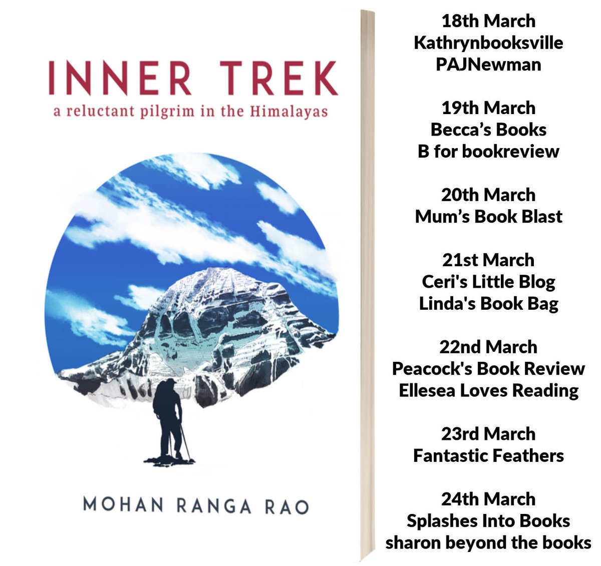 Lindahill50Hill's tweet photo. Two years ago this week I was supposed to fly to India. It didn't happen! By way of compensation I have @mohanrangarao #InnerTrek under the spotlight today for the @rararesources #blogtour https://t.co/Lp3SWPZm9F https://t.co/W8JuSpQafp