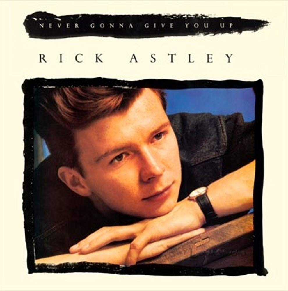 landofthe80s's tweet photo. “Never Gonna Give You Up” by Rick Astley was the #1 song on the Billboard charts today in 1988. #80s #80smusic https://t.co/CYEXZcY2kA