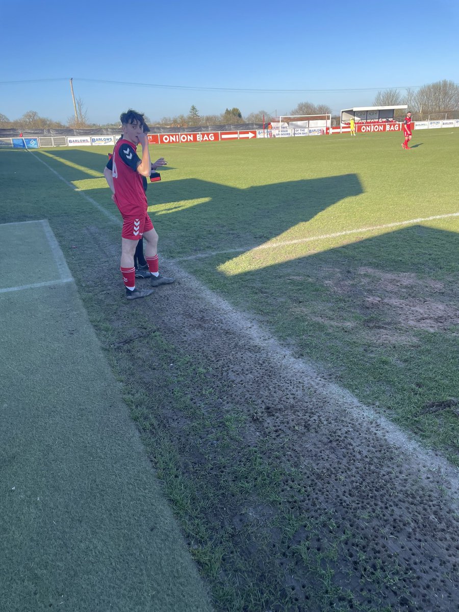 alportfc's tweet photo. A first team debut for 16 year old Olly Sumner. 

Fantastic to see the progression of our @Alport18s 

Local lads playing Step 5 football 👏🏻👏🏻

#WeAreAlport #TheAlportWay #OneClub https://t.co/JPpR0KBHRo