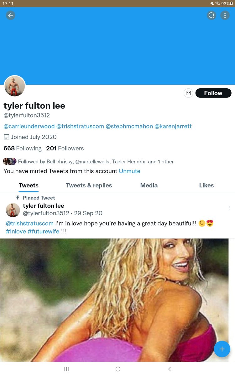 This account sounds creepy 
Told me he's met trish stratus & he kisses her alot
I'm not believing that https://t.co/takYtMognV