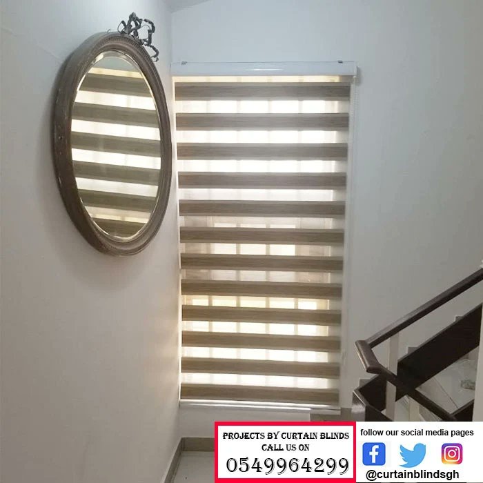 CurtainBlindsGh's tweet photo. That staircase window needs covering and we do it best @curtainblindsgh

Only real installed blinds by us 👌🏾.

Call or Whatsapp 0549964299
.
.
.
.
.
#windowblinds #windowtreatment #venetianblinds #rollerblinds #zebrablinds #ReThinkYourSpaceWithCurtainBlinds https://t.co/RfqE4lwkEf