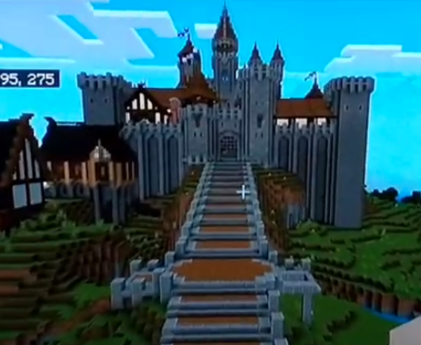 learysbrook's tweet photo. We had a #Minecraft Challenge ongoing throughout the week! Congratulations to Nevaeh on the 3rd place Golden Gate Bridge, Jaye-Austin on the 2nd place SSF underground base, and Claire on the impressive castle! #LBJHSTEAMWeek @PlayCraftLearn https://t.co/8zCCjx7sY3