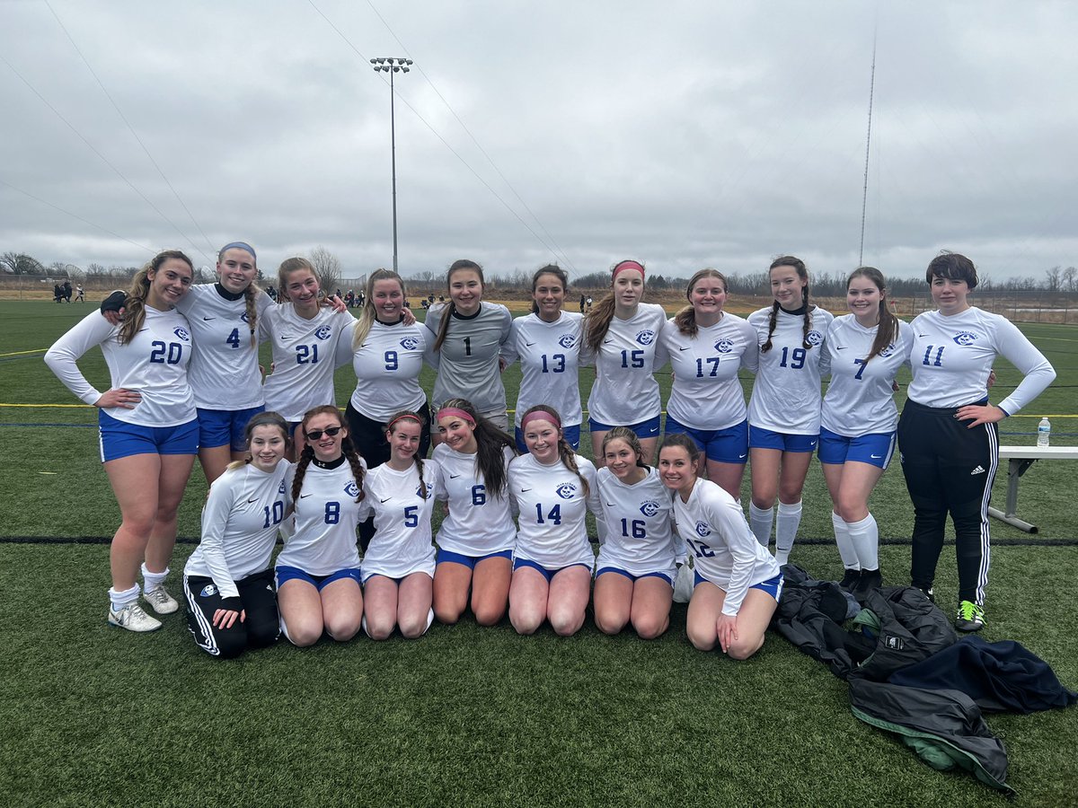 Great weekend. We got in a practice, 2 scrimmages and a whole lot of team bonding. Now to get down to business with regular season. Thank you to <a href="/GVSUsoccer/">GVSU Soccer</a> for hosting. #GCGVS2022 #springintoGSD
