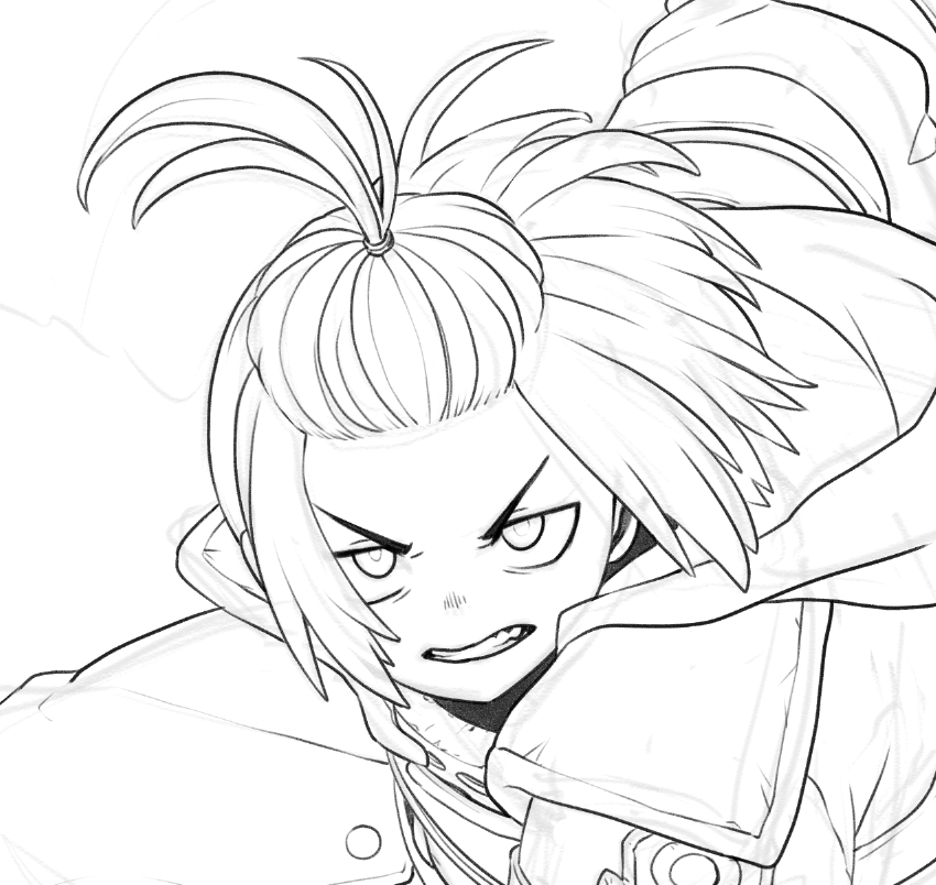 Can't stream today, but I'll try to tomorrow! I'm currently working on a Fire Force pic, do you like that anime? 👀✨ 
