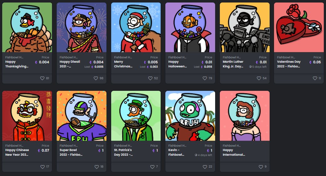 NACKMACHE (@nackmache) on Twitter photo These are the airdrops that <a href="/FishbowlHeads/">Fishbowl Heads NFT</a> holders have gotten so far. I love creating art, and you get free art from me just by holding one of the FBH. If you are with me since day 1, you'd have all 11 right now. Anyone? โค๏ธ๐ฏ #NFTs #NFT #NFTCommunity These are the airdrops that <a href="/FishbowlHeads/">Fishbowl Heads NFT</a> holders have gotten so far. I love creating art, and you get free art from me just by holding one of the FBH. If you are with me since day 1, you'd have all 11 right now. Anyone? โค๏ธ๐ฏ #NFTs #NFT #NFTCommunity