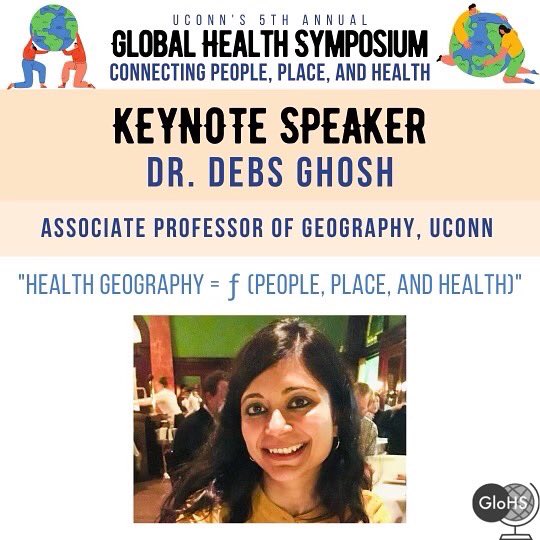 UConnGloHS's tweet photo. Introducing our second keynote speaker: Dr.Ghosh! Register for the symposium via the link in our bio!
#globalhealth #glohsoc #uconn #uconnglohsoc #uconnhealth #refugeehealth #peopleplacehealth #refugeecrisis #keynotespeaker #uconnhuskies #healthgeography #enviornmentalhealth https://t.co/uif8SvWwWo