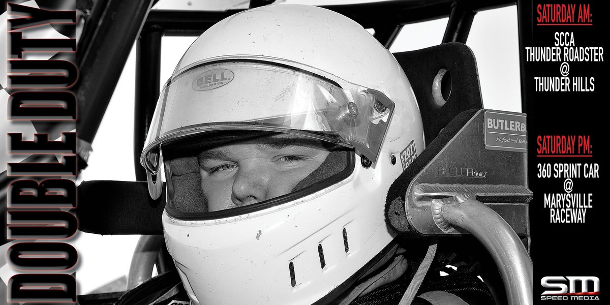Speed_Media_'s tweet photo. IT’S RACE DAY for @brownwyatt2 x✌🏻

Brown will start his day at Thunderhill in Willows behind the wheel of his Thunder Roadster then head over to @MarysvilleRace1 for points night #2 and sling some dirt in his 360 Sprint Car! 

Results here. 

#SpeedMedia https://t.co/zckczCVeOR