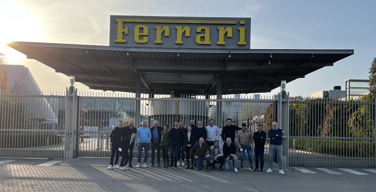 1e dag van Sponsor-reis Bologna <a href="/scHeerenveen/">sc Heerenveen</a> @ossh #museumFerrari #mooieclubmensen <a href="/THLtravel/">THL Travel</a>