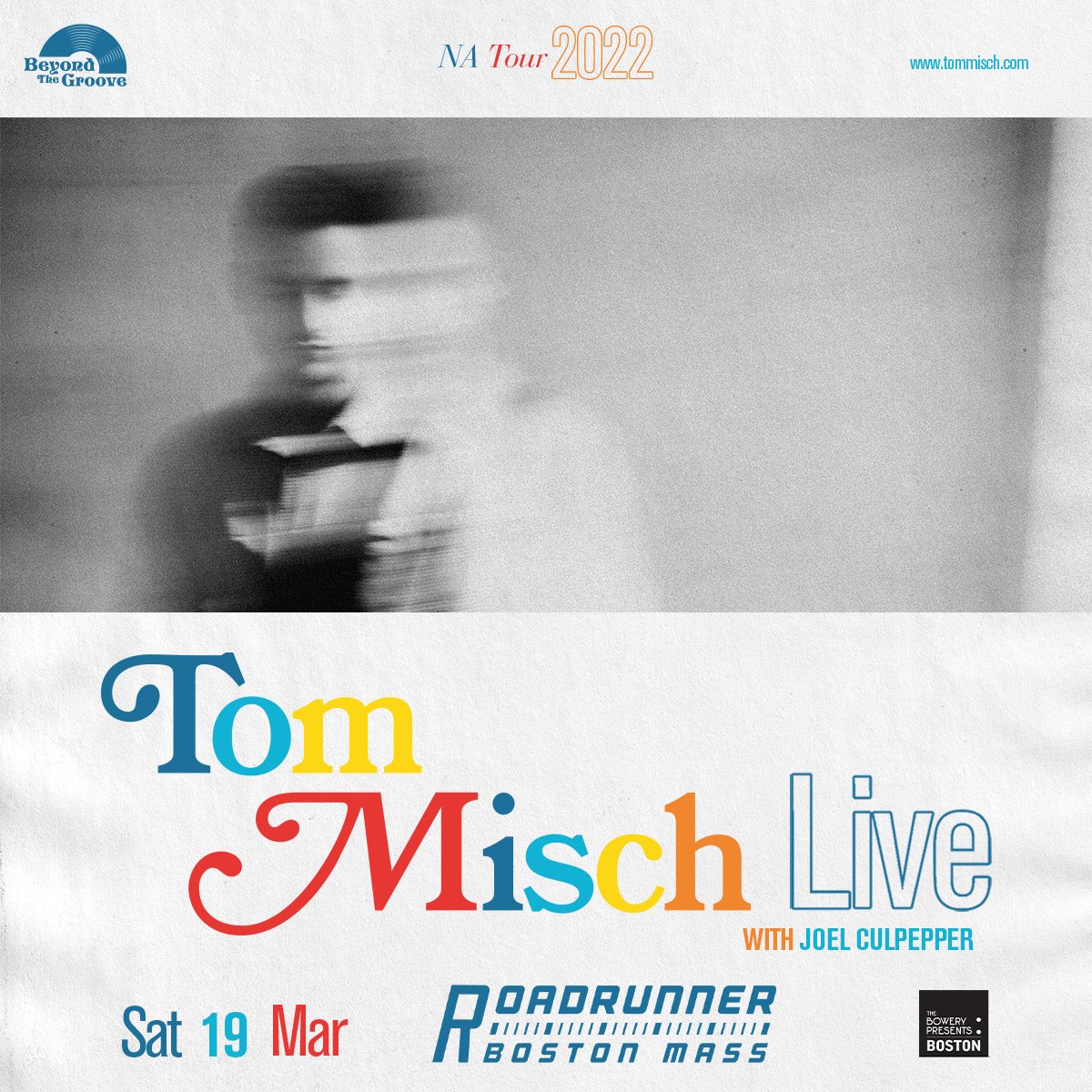 Tom Misch brings his grooves tonight! Here’s a thread of important info before heading to the show:

Doors 7pm // Show 8pm

This show is open to all ages &amp; tickets are still available. Look for the illuminated R on Guest St to head to the entrance. 🎟🎟 // axs.com/events/427642/…