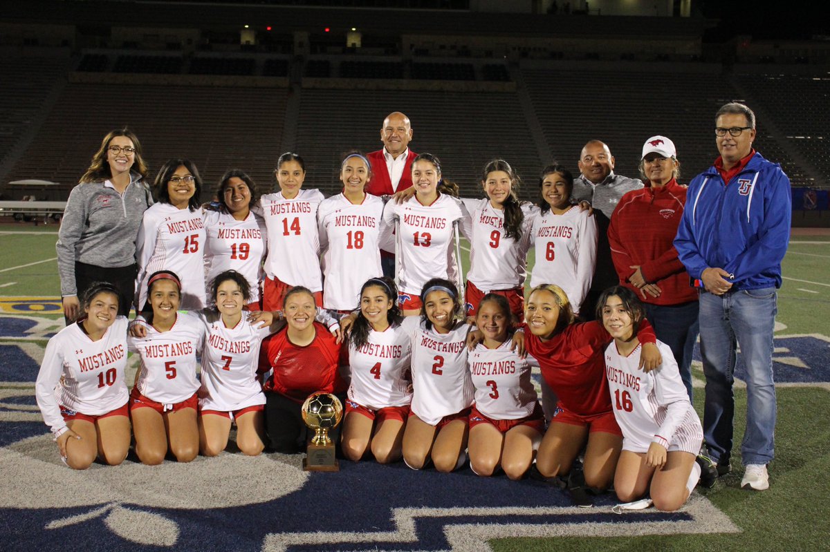 SoccerTjhs's tweet photo. BACK-TO-BACK 27-5A CHAMPIONS!! ❤️💙⚽️ Thank you to our community for the continued support. https://t.co/bmgbUl6NBY
