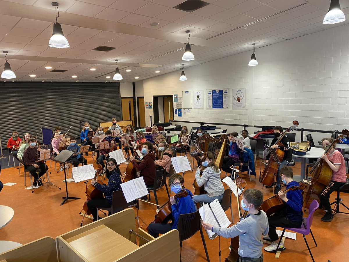 NorthAbshireMC's tweet photo. A great morning of music making at @MeldrumAca with @NorthAbshireMC  @SCAbshireMC junior ensembles.  Preparing for what will be an amazing concert next week! #music #youthmusic #Aberdeenshire https://t.co/46A454i5MY
