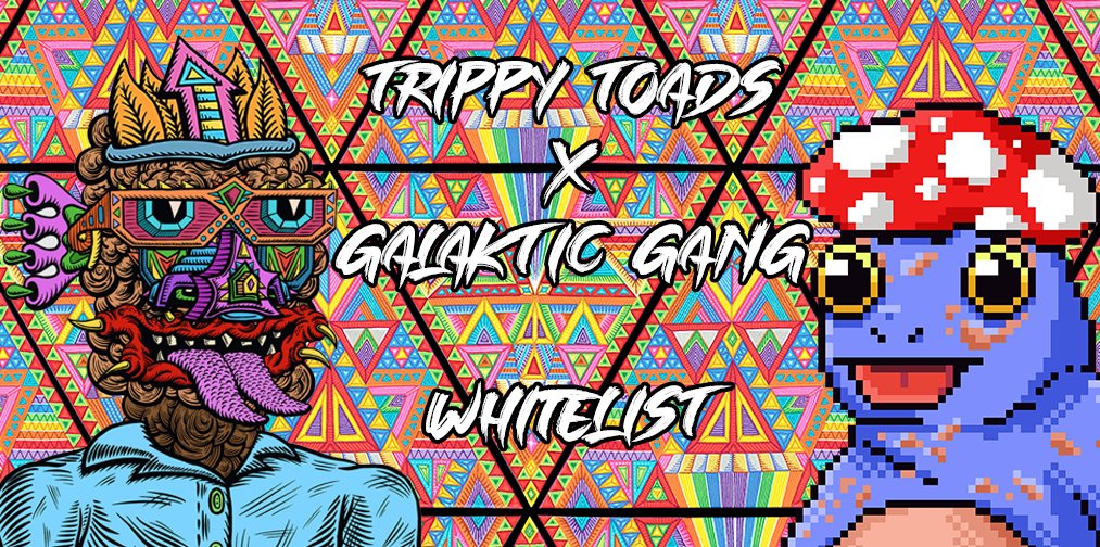 GM Gang!

Today have been allocated 50 WL to our community by <a href="/trippytoadznft/">Jennifer Aniston</a>!

Make sure you follow both projects and join our discords for all upcoming information.

Please fill out this form if Interested (forms.gle/YmnxVpWn91P5Vz…)

*Must be a Galaktic Gang Holder to Qualify*