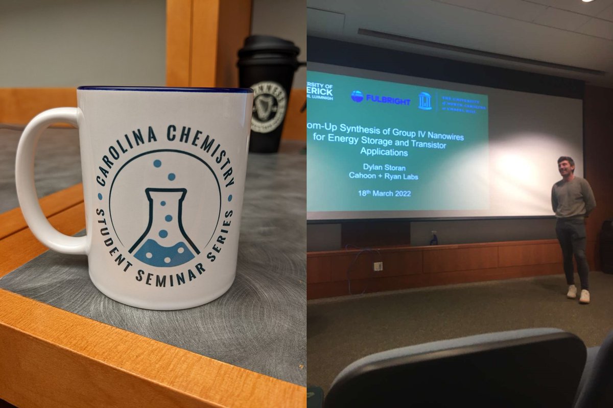 Dylan Storan (@dylanstoran) on Twitter photo Had a lot of fun showing my research to <a href="/uncchemistry/">UNC-Chapel Hill Chemistry</a> yesterday. Not only did I get to speak about nanowires, but I got a free mug out of it too 🥳<a href="/elonmusk/">Elon Musk</a> <a href="/BernalNews/">Bernal Institute</a> <a href="/Fulbright_Eire/">Fulbright Ireland</a> #stpattysday Had a lot of fun showing my research to <a href="/uncchemistry/">UNC-Chapel Hill Chemistry</a> yesterday. Not only did I get to speak about nanowires, but I got a free mug out of it too 🥳<a href="/elonmusk/">Elon Musk</a> <a href="/BernalNews/">Bernal Institute</a> <a href="/Fulbright_Eire/">Fulbright Ireland</a> #stpattysday