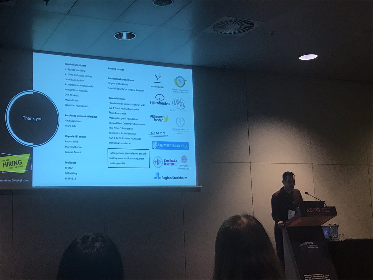 AKumar_KI's tweet photo. And it’s a wrap! Last presentation from #NordbergLab #ADPD2022 #TogetherAtADPD @CAR_Karolinska @adpdnet https://t.co/uG3vqk7leW