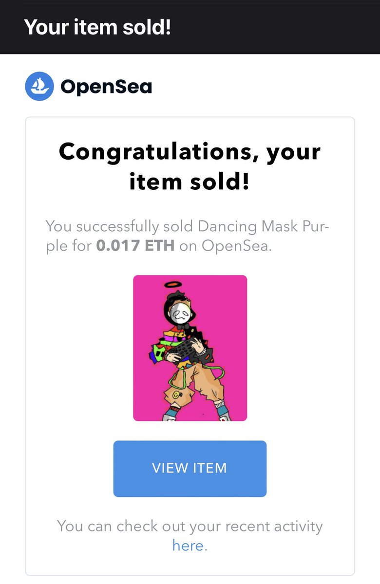 TheCatwitMask's tweet photo. SOOOOLLLDDD!!! Im crying!! Thanks @popseekerSS for bringing part of my collection to yours! Thanks again!!! #NFTCollection #NFTCommunity #NFTsales #nftcollectors https://t.co/ogAuyhSf1S