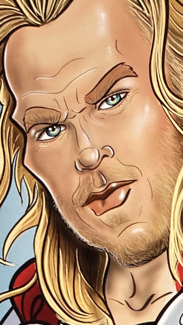 MurielPerondi's tweet photo. Caricatura dedicata ad un amico … 😂 #caricatura #cartoons #ChrisHemsworth #arte #digitalart #thor #art #drawing #caricature #murielperondi #caricaturemuriel https://t.co/NrEmxQybtU