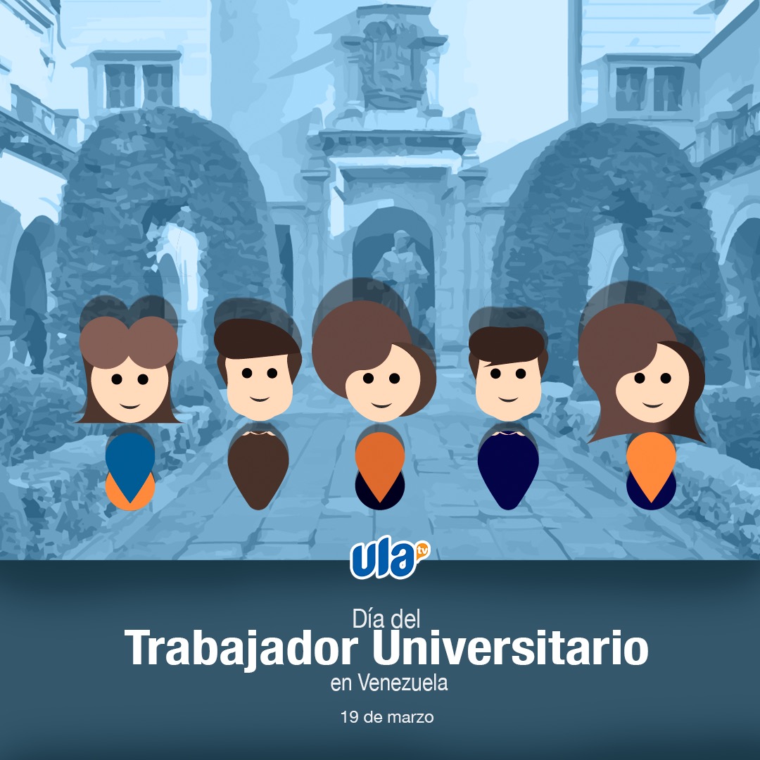 ula_tv's tweet photo. #19marzo Día del Trabajador Universitario en Venezuela. 🇻🇪
El canal #ULAtv se une a esta celebración y queremos felicitar a todos los trabajadores de nuestra ilustre Universidad de Los Andes. #ULA https://t.co/ruhIq1tvtk