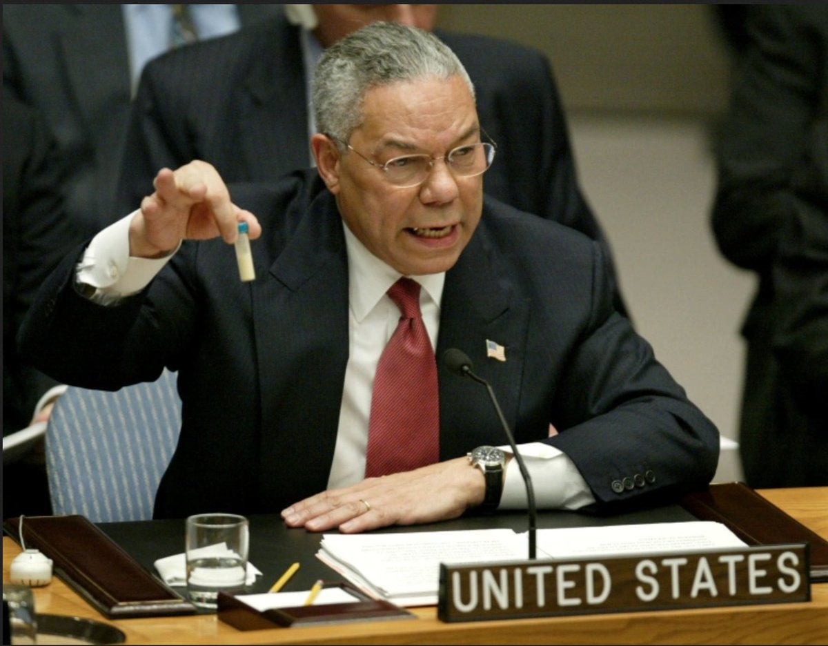 AlanRMacLeod's tweet photo. 19 years ago today, the Iraq War -- the worst crime of the 21st century -- began. 

Its perpetrators have faced zero consequences. The occupation continues to this day. 🇮🇶 https://t.co/iQCmioaFIK