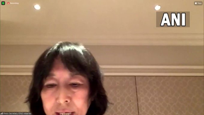 ANI's tweet photo. This visit successfully solidified the base and partnership between the two leaders (PM Modi &amp; Japanese PM). Grateful for warm hospitality by people and GoI despite Covid-19 challenges: Hikariko Ono, Japan Press Secretary on Japanese PM Fumio Kishida's two-day visit to India https://t.co/uxhDpEAHo4