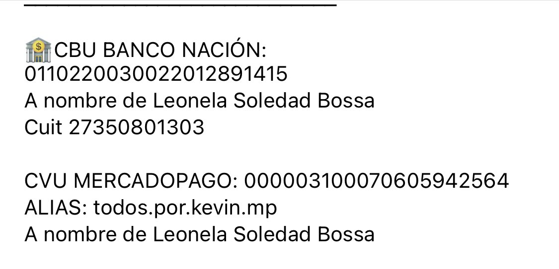 fedebolatti's tweet photo. Vamos que falta menos! 💪🏻💪🏻💪🏻
#TodosPorKevin https://t.co/YfRhj3a4yx