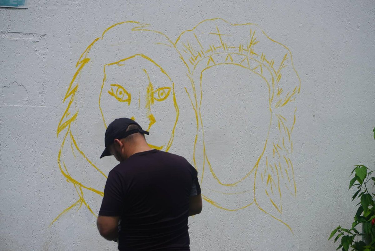 Uni_Tolima's tweet photo. #LaUTinforma | Funcionarios, funcionarias y estudiantes de la Universidad del Tolima se sumaron a la apropiación y resignificación de los espacios universitarios, a partir de las artes, iniciando la creación de nuevos murales. https://t.co/QNZmQl9Pf8
