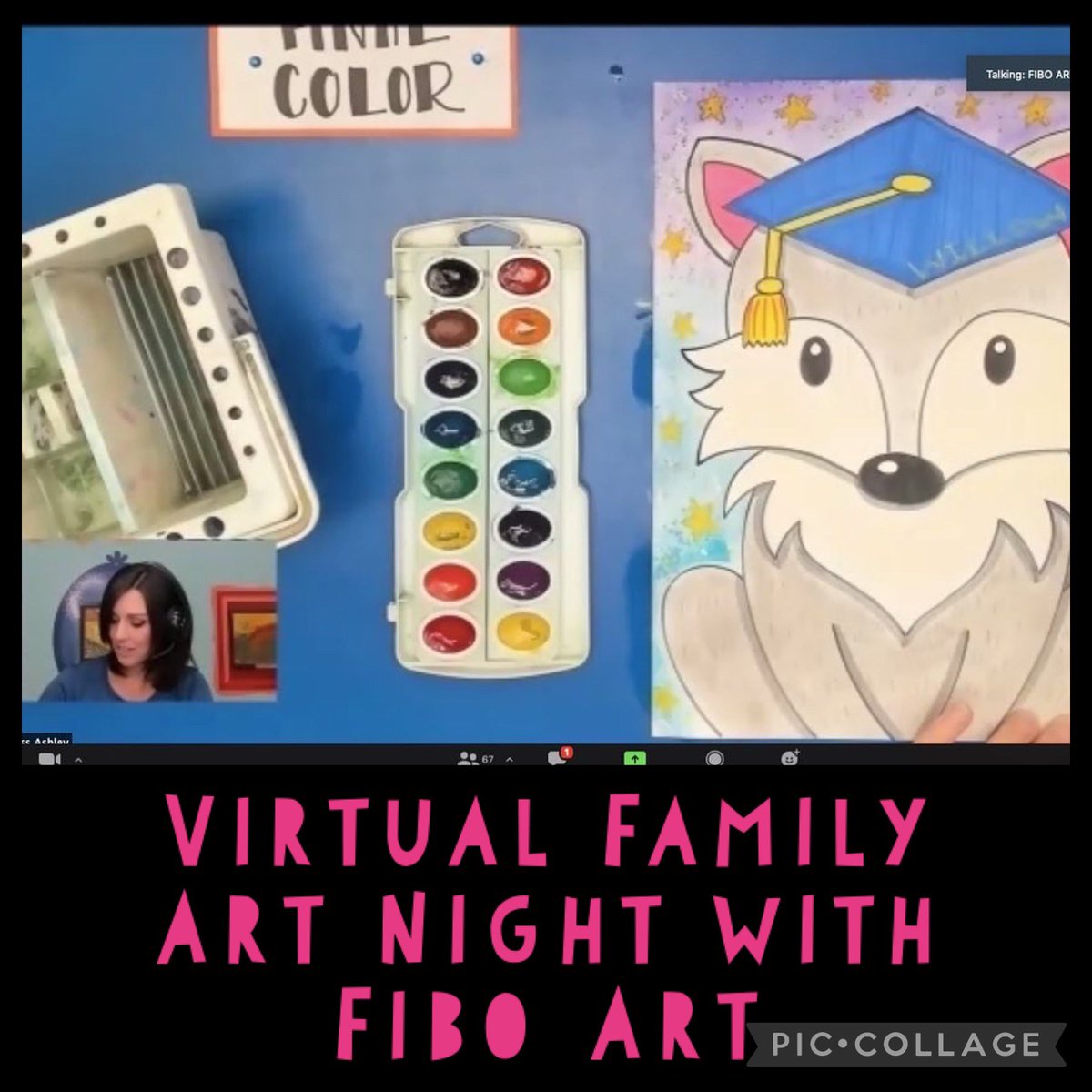 WillowES_ABC's tweet photo. Our Virtual Family Art Night with @fiboart was a blast! Students and families learned to draw our college bound mascot…the Willow Wolf! #willowesrocks #abcstories #wolfpackstrong🐺🐾❤️👊🏼 #collegebound🎓 https://t.co/hzMHiqh77G