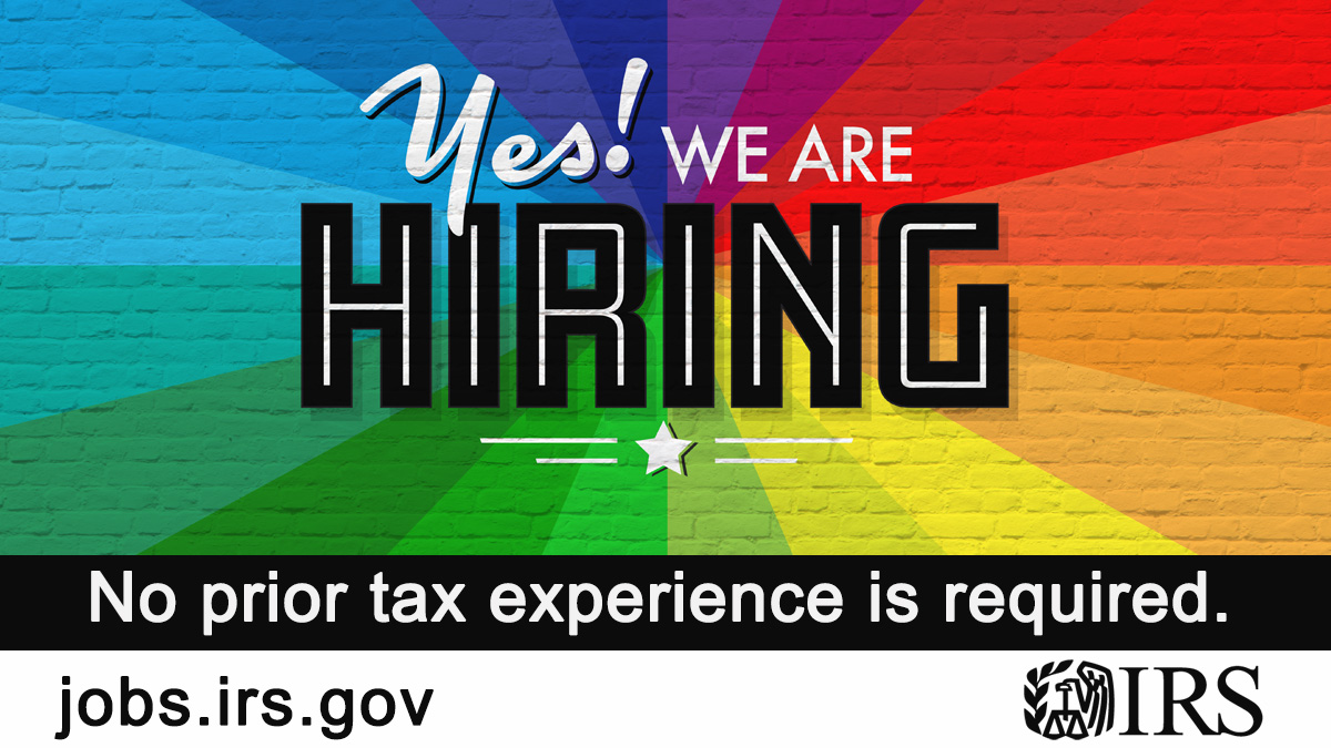 IRSnews on Twitter "It's an exciting time to join the IRS workforce