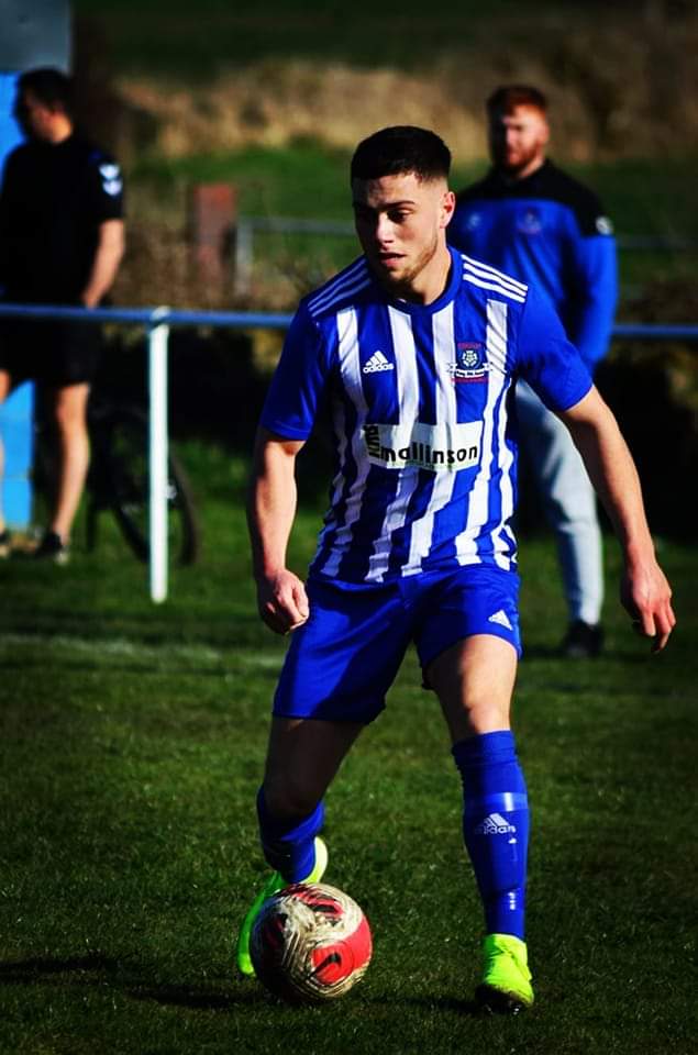 LHighlandersFC's tweet photo. Results:

The firsts go through to the semi's of the district cup after a 1-0 home win over @HeywoodsFC . The goal coming from Ross Woods in the 75th minute 

The district side fall to a 3-0 loss against @daltondyn2021 in their penultimate game of the season

#LTTG 🔵⚪
#fortess https://t.co/iBy6tMi4t0