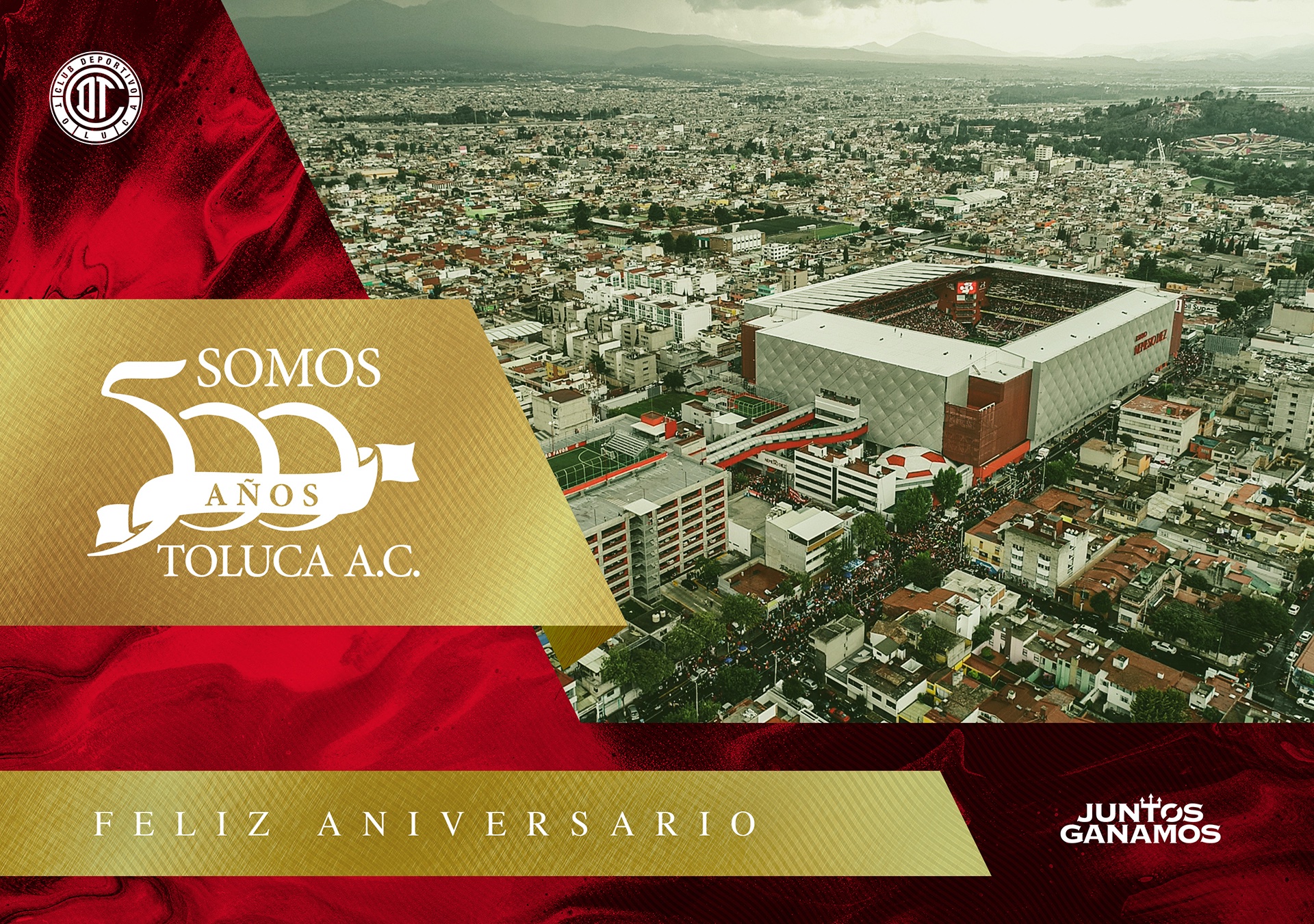 Toluca FC on Twitter "𝟓𝟎𝟎 𝐚𝐧̃𝐨𝐬 tiene nuestra ciudad que nos da