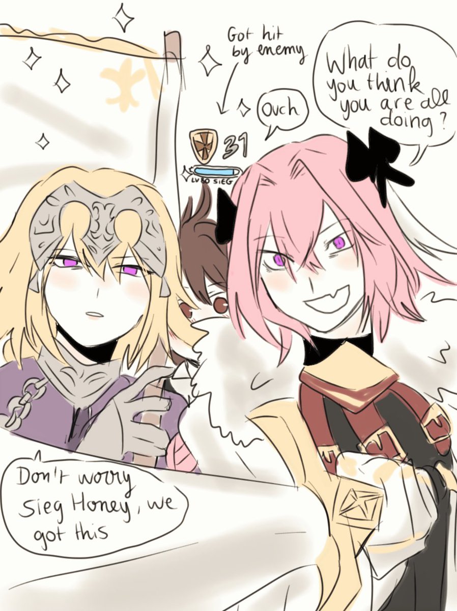 The strongs should protect the sweets ( '・・)ノ(🎂🍩🍭🍬)
#FGO 