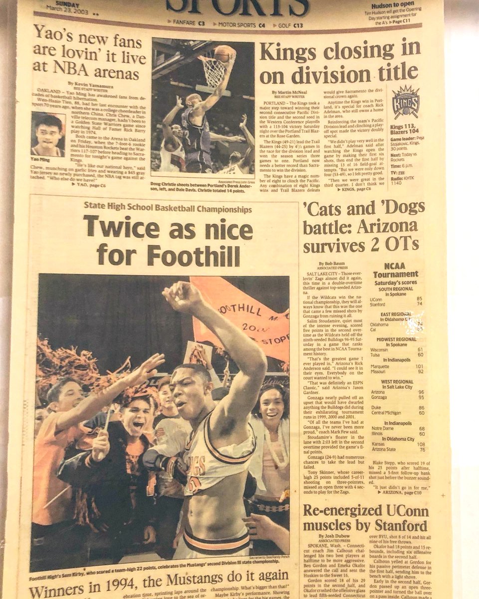 coachkirb's tweet photo. This is my #farwelltoARCO post. Had a lot of great memories in there with a lot of great people. #2003STATECHAMPS #FOOTHILLHIGHSCHOOL https://t.co/qRGBkCFt6d